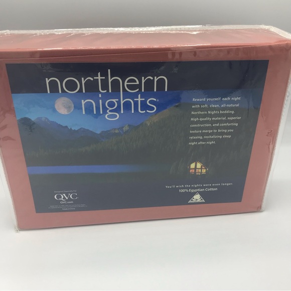 Northen Nights Other - Northern Nights QVC Egyptian Cotton 300 TC King Sheets Rosewood NIB